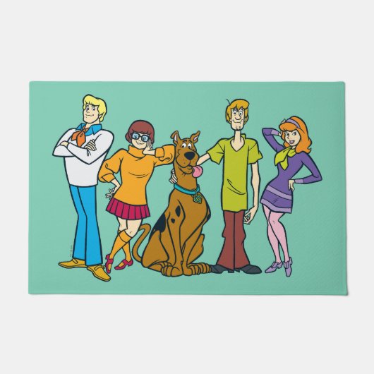 Scooby-Doo | Whole Gang 14 Mystery Inc. Deurmat (Voorkant)