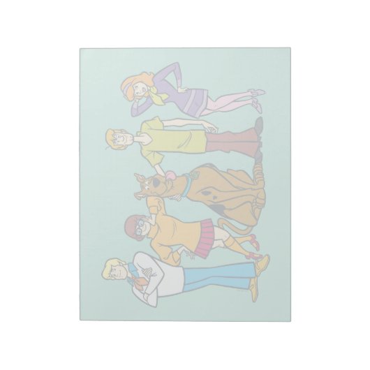 Scooby-Doo | Whole Gang 14 Mystery Inc. Notitieblok (Linkerzijde)