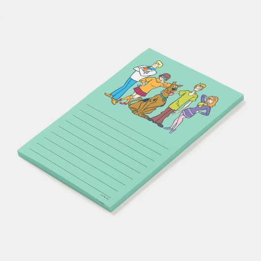 Scooby-Doo | Whole Gang 14 Mystery Inc. Post-it® Notes (Schuin)
