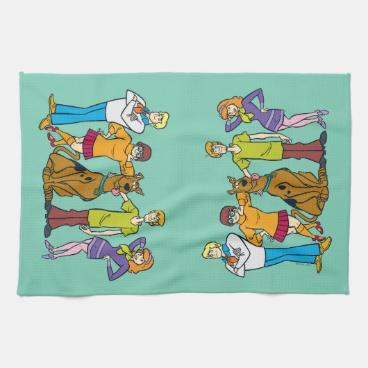 Scooby-Doo | Whole Gang 14 Mystery Inc. Theedoek (Horizontaal)