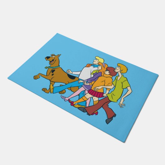 Scooby-Doo | Whole Gang 18 Mystery Inc. Deurmat (Schuin)