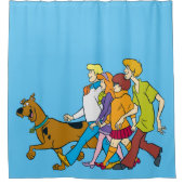 Scooby-Doo | Whole Gang 18 Mystery Inc. Douchegordijn (Voorkant)