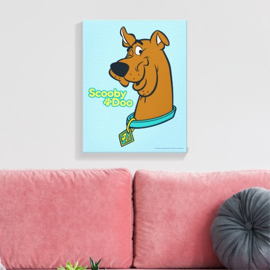 Scooby-Doo Winking Canvas Afdruk (Insitu (Woonkamer))