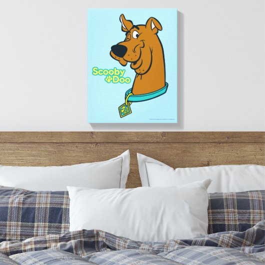 Scooby-Doo Winking Canvas Afdruk (Insitu (Slaapkamer))