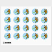 Scooby-Doo Winking Ronde Sticker (Vel)
