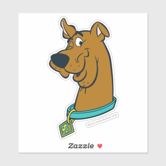 Scooby-Doo Winking Sticker (Vel)