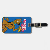 Scooby-Doo With Pizza Slice Bagagelabel (Voorkant horizontaal)