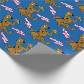 Scooby-Doo With Pizza Slice Cadeaupapier (Hoek)