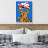 Scooby-Doo With Pizza Slice Canvas Afdruk (Insitu (Slaapkamer))