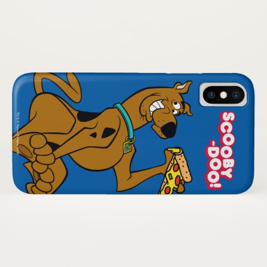 Scooby-Doo With Pizza Slice Case-Mate iPhone Case (Achterkant (horizontaal))