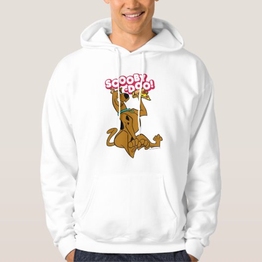 Scooby-Doo With Pizza Slice Hoodie (Voorkant)