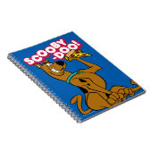 Scooby-Doo With Pizza Slice Notitieboek (Rechterzijde)