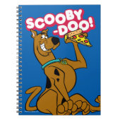 Scooby-Doo With Pizza Slice Notitieboek (Voorkant)