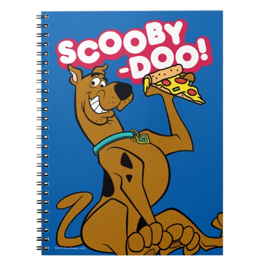 Scooby-Doo With Pizza Slice Notitieboek (Voorkant)