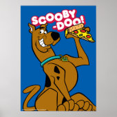 Scooby-Doo With Pizza Slice Poster (Voorkant)