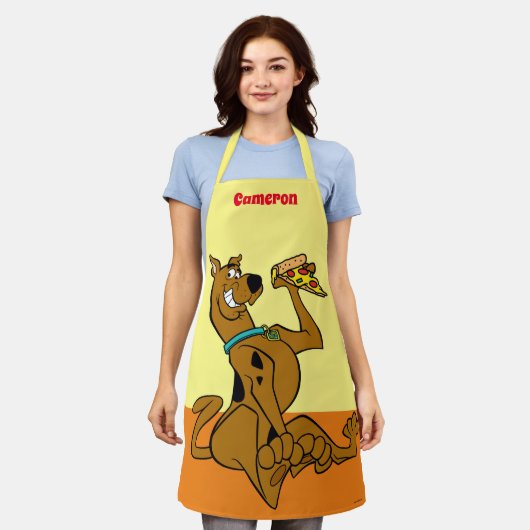 Scooby-Doo With Pizza Slice Schort (Gedragen)