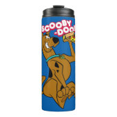 Scooby-Doo With Pizza Slice Thermosbeker (Voorkant)