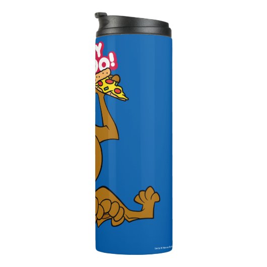 Scooby-Doo With Pizza Slice Thermosbeker (Geroteerd rechts)