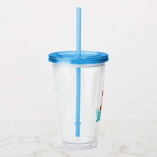 Scooby-doo wordt opgeplakt acryl drinkbeker (Rechts)