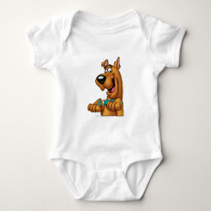 Scooby-doo wordt opgeplakt romper