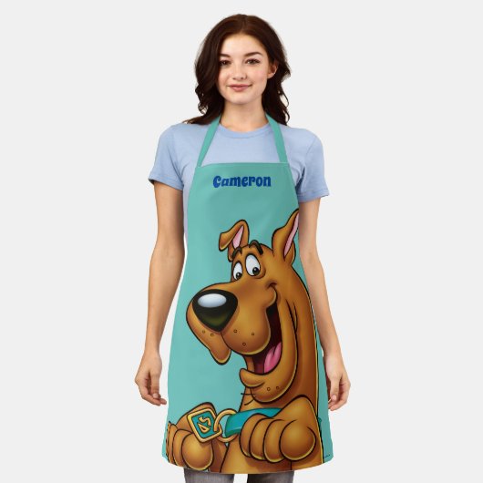 Scooby-doo wordt opgeplakt schort (Gedragen)