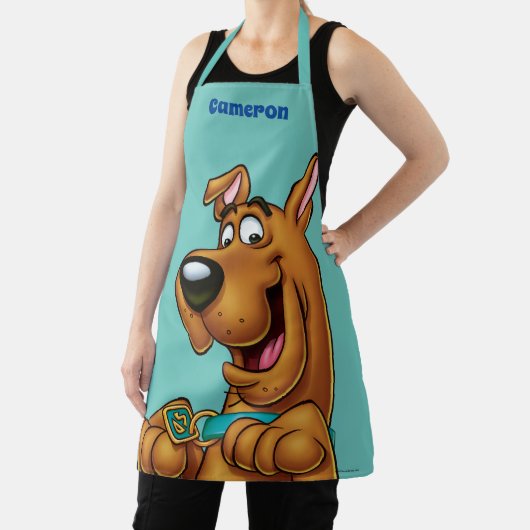 Scooby-doo wordt opgeplakt schort (Insitu)