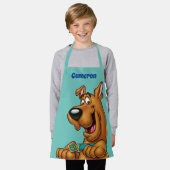 Scooby-doo wordt opgeplakt schort (Gedragen)