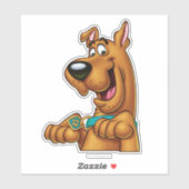 Scooby-doo wordt opgeplakt sticker (Vel)