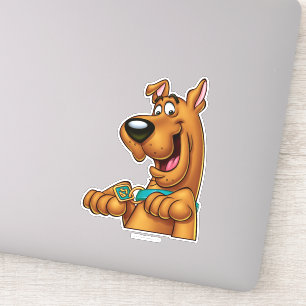 Scooby-doo wordt opgeplakt sticker