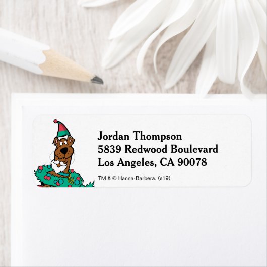 Scooby-Doo Wrapped In Wreaths Etiket (Insitu)