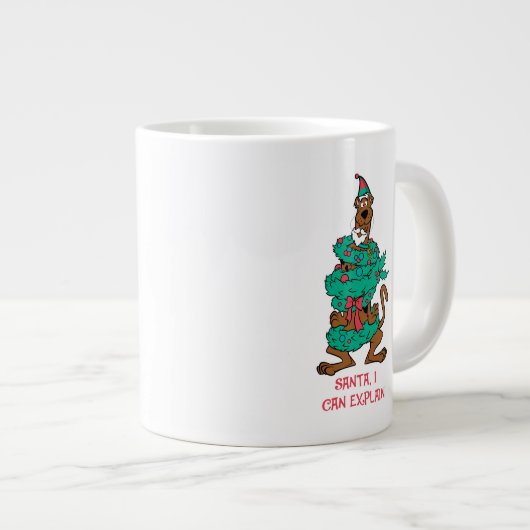 Scooby-Doo Wrapped In Wreaths Grote Koffiekop (Voorkant rechts)