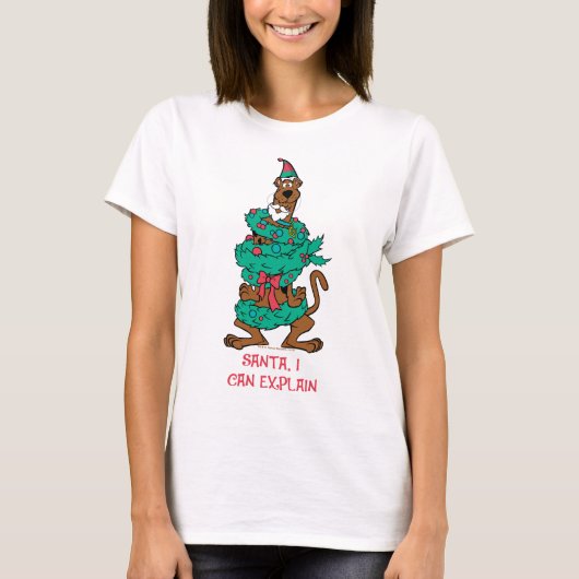 Scooby-Doo Wrapped In Wreaths T-shirt (Voorkant)