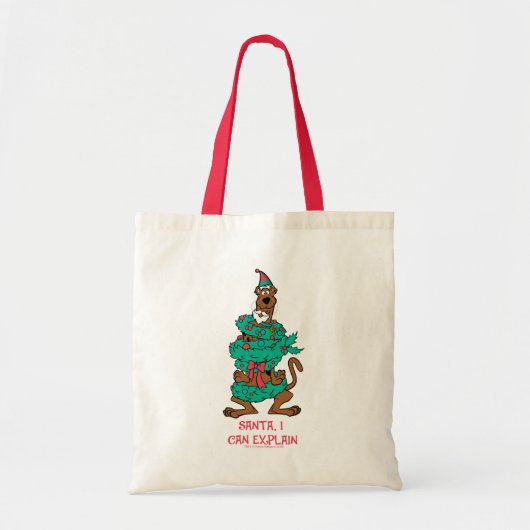 Scooby-Doo Wrapped In Wreaths Tote Bag (Voorkant)