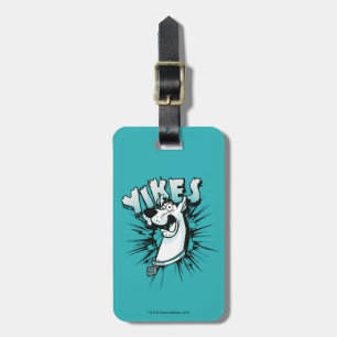 Scooby-Doo "Yikes!" Halftone Graphic Bagagelabel