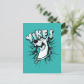 Scooby-Doo "Yikes!" Halftone Graphic Briefkaart (Staand voorkant)