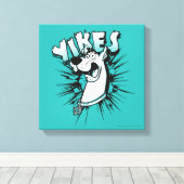 Scooby-Doo "Yikes!" Halftone Graphic Canvas Afdruk (Insitu (Houten vloer))