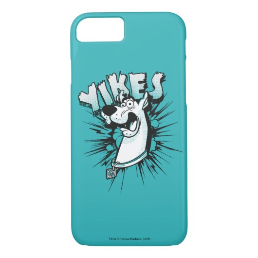 Scooby-Doo "Yikes!" Halftone Graphic Case-Mate iPhone Case (Achterkant)