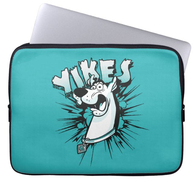Scooby-Doo "Yikes!" Halftone Graphic Laptop Sleeve (Voorkant)