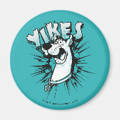 Scooby-Doo "Yikes!" Halftone Graphic Magneet (Voorkant)