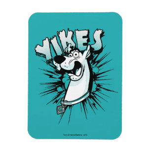 Scooby-Doo "Yikes!" Halftone Graphic Magneet