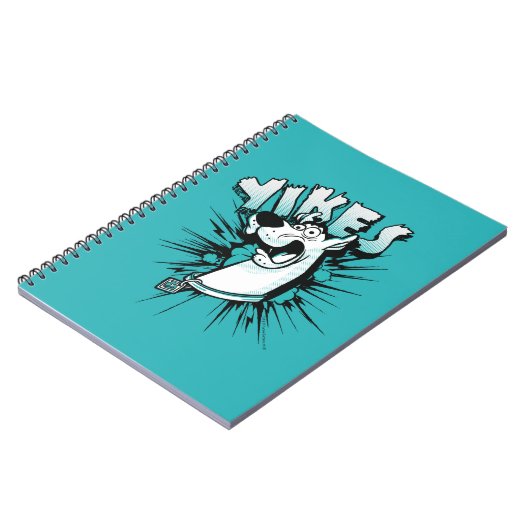Scooby-Doo "Yikes!" Halftone Graphic Notitieboek (Linkerzijde)
