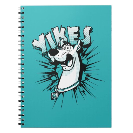 Scooby-Doo "Yikes!" Halftone Graphic Notitieboek (Voorkant)