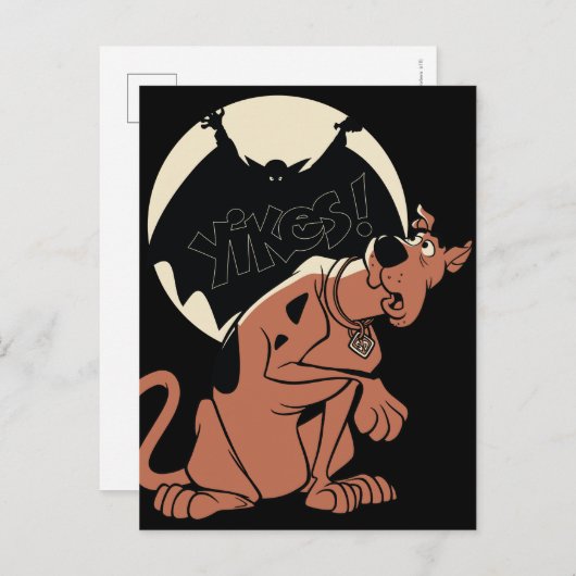 Scooby-Doo "Yikes!" Vampire Shadow Briefkaart (Voorkant / Achterkant)