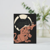 Scooby-Doo "Yikes!" Vampire Shadow Briefkaart (Staand voorkant)