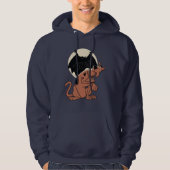 Scooby-Doo "Yikes!" Vampire Shadow Hoodie (Voorkant)