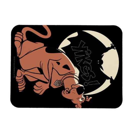 Scooby-Doo "Yikes!" Vampire Shadow Magneet (Horizontaal)