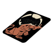 Scooby-Doo "Yikes!" Vampire Shadow Magneet (Linkerzijde)