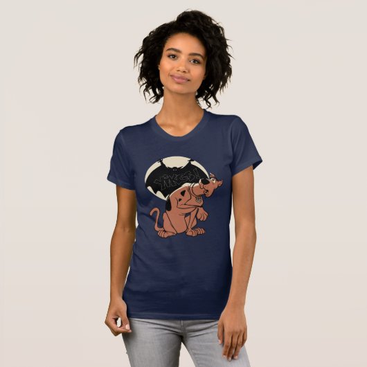 Scooby-Doo "Yikes!" Vampire Shadow T-shirt (Voorkant volledig)