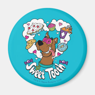 Scooby-doo "Zoete tand" Magneet