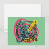 Scooby-Doo Zoinks Punk Gitaargrafiek Briefkaart (Voorkant / Achterkant)